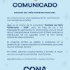 COMUNICADO. Navidad del Niño Constructor 2024